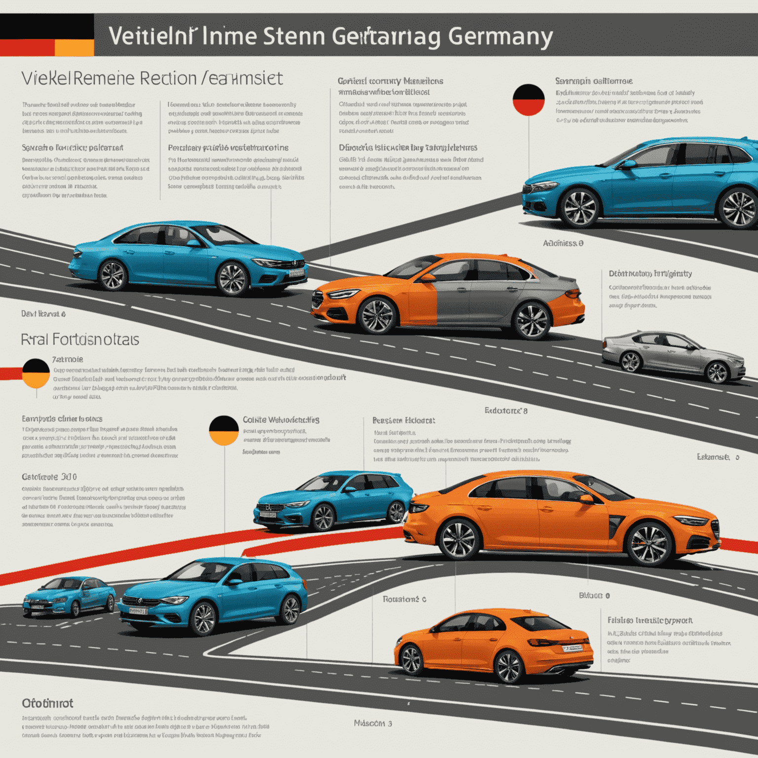 Infographic showing the timeline of vehicle regulation changes in Germany